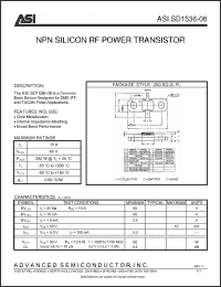 Click here to download SD1536-08 Datasheet