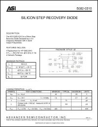 Click here to download 5082-0310 Datasheet