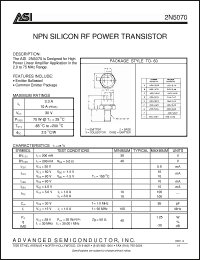 Click here to download 2N5070 Datasheet