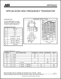 Click here to download MRF5943C Datasheet