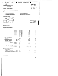 Click here to download BYT54 Datasheet