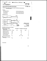 Click here to download BYT85-800 Datasheet