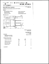 Click here to download BU508A Datasheet