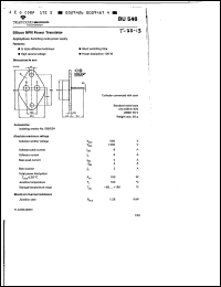 Click here to download BU546 Datasheet