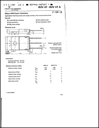 Click here to download BUV47 Datasheet