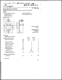 Click here to download BUX47 Datasheet