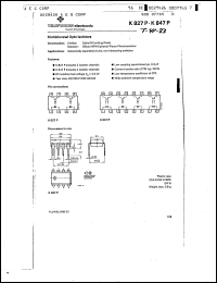 Click here to download K847P Datasheet