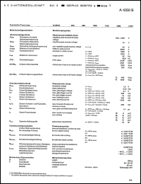 Click here to download A1050S1000 Datasheet
