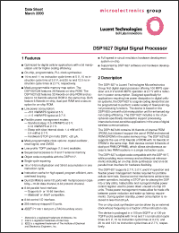 Click here to download DSP1627 Datasheet