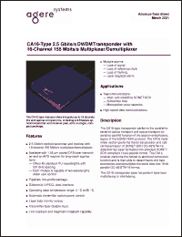 Click here to download CA16A2 Datasheet