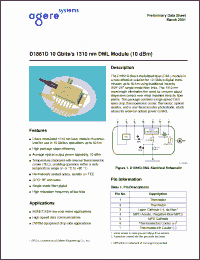 Click here to download D1861D023 Datasheet