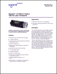 Click here to download 1417K6 Datasheet