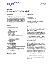 Click here to download LUCL9215GAU Datasheet