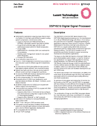 Click here to download DSP16210 Datasheet