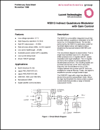 Click here to download W3013 Datasheet
