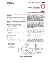 Click here to download LUCW3011 Datasheet