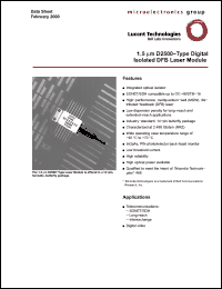 Click here to download D2500 Datasheet