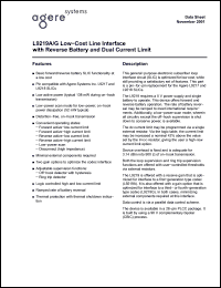 Click here to download L9219 Datasheet