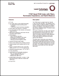 Click here to download T7507 Datasheet