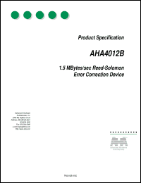 Click here to download AHA4012B-006PJC Datasheet
