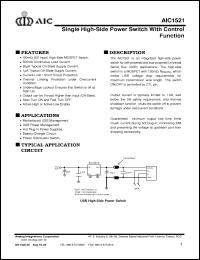 Click here to download AIC1521 Datasheet