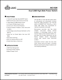 Click here to download AIC1526-1CN Datasheet