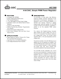 Click here to download AIC1568CS Datasheet