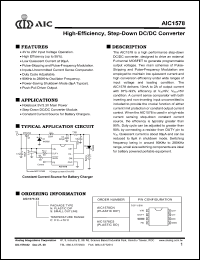 Click here to download AIC1578CS Datasheet