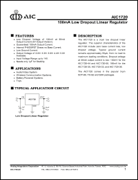 Click here to download AIC1720-30 Datasheet