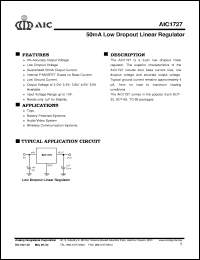 Click here to download AIC1727-30 Datasheet
