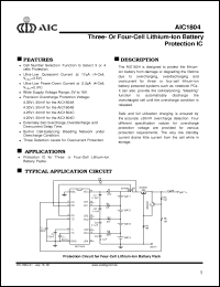 Click here to download AIC1804BCS Datasheet