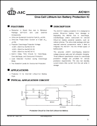 Click here to download AIC1811ACV Datasheet