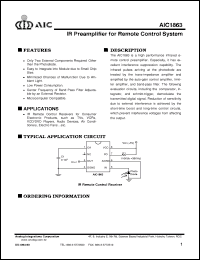 Click here to download AIC1863CS Datasheet