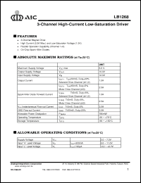 Click here to download LB1268CN Datasheet