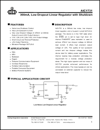 Click here to download AIC1731-15CVBG Datasheet