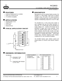 Click here to download AIC2803 Datasheet