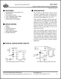 Click here to download AIC1640-30CN Datasheet