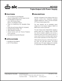 Click here to download AIC1533CSTB Datasheet