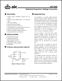 Click here to download AIC7660 Datasheet