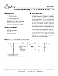 Click here to download AIC1653CVTR Datasheet