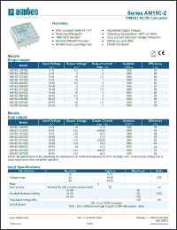 Click here to download AM15C-1205DZ Datasheet