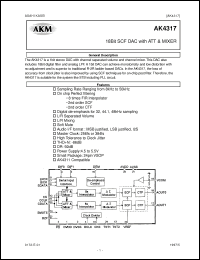 Click here to download AK4317 Datasheet