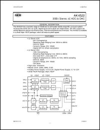 Click here to download AK4522 Datasheet