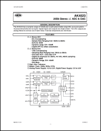 Click here to download AK4523 Datasheet