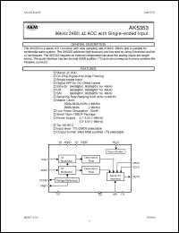 Click here to download AK5353 Datasheet