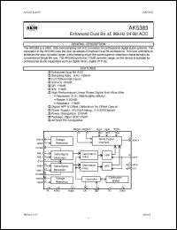 Click here to download AK5383 Datasheet