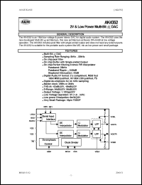 Click here to download AK4352 Datasheet