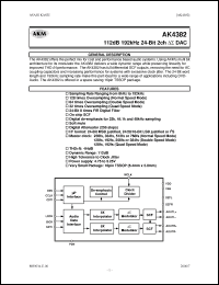 Click here to download AK4382 Datasheet