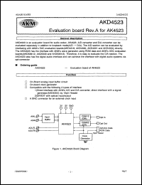 Click here to download AKD4523 Datasheet