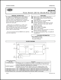 Click here to download AK2510 Datasheet